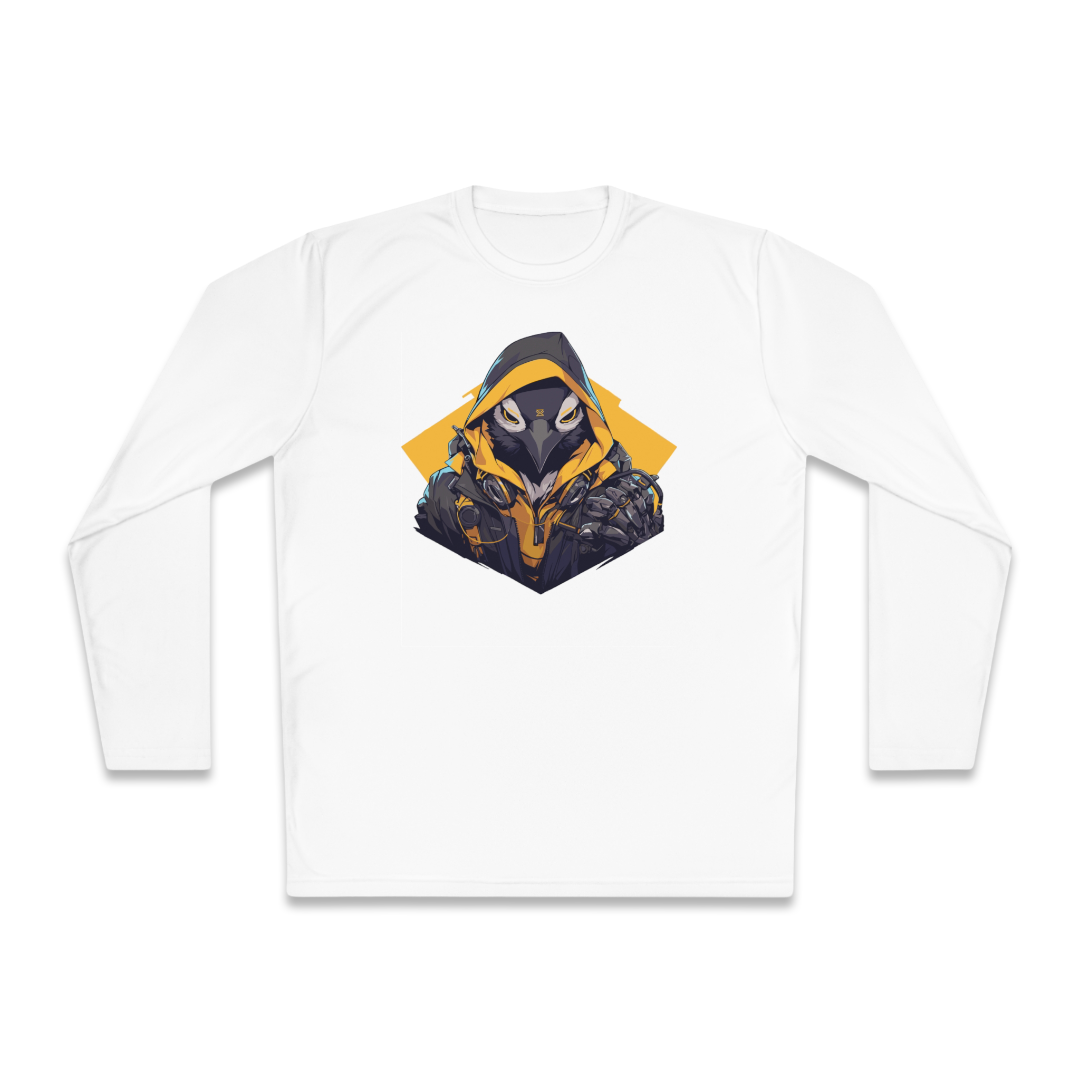 100% Cotton Long Sleeve Tee | Mascot-Penguin-004