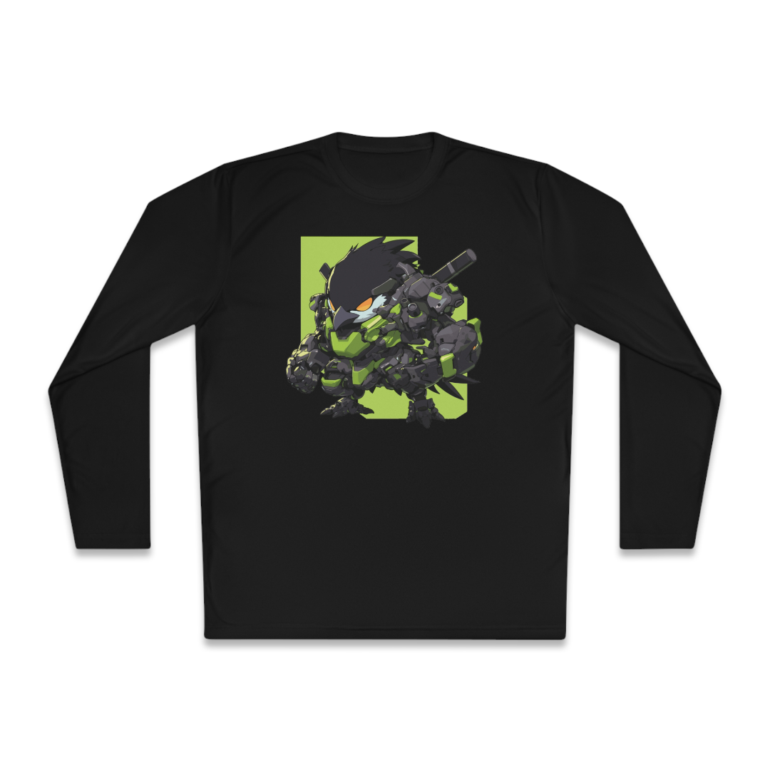 100%纯棉长袖T恤 | Mascot-Penguin-006 