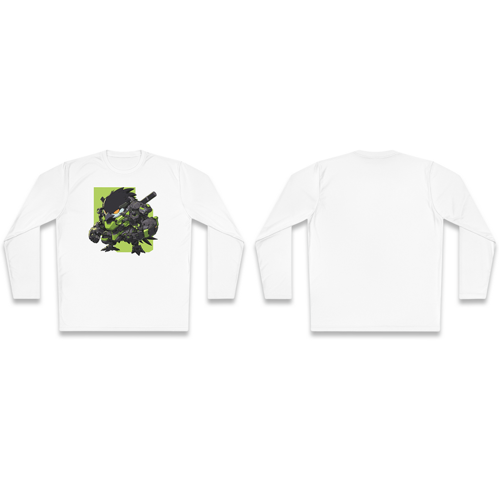 100%纯棉长袖T恤 | Mascot-Penguin-006 