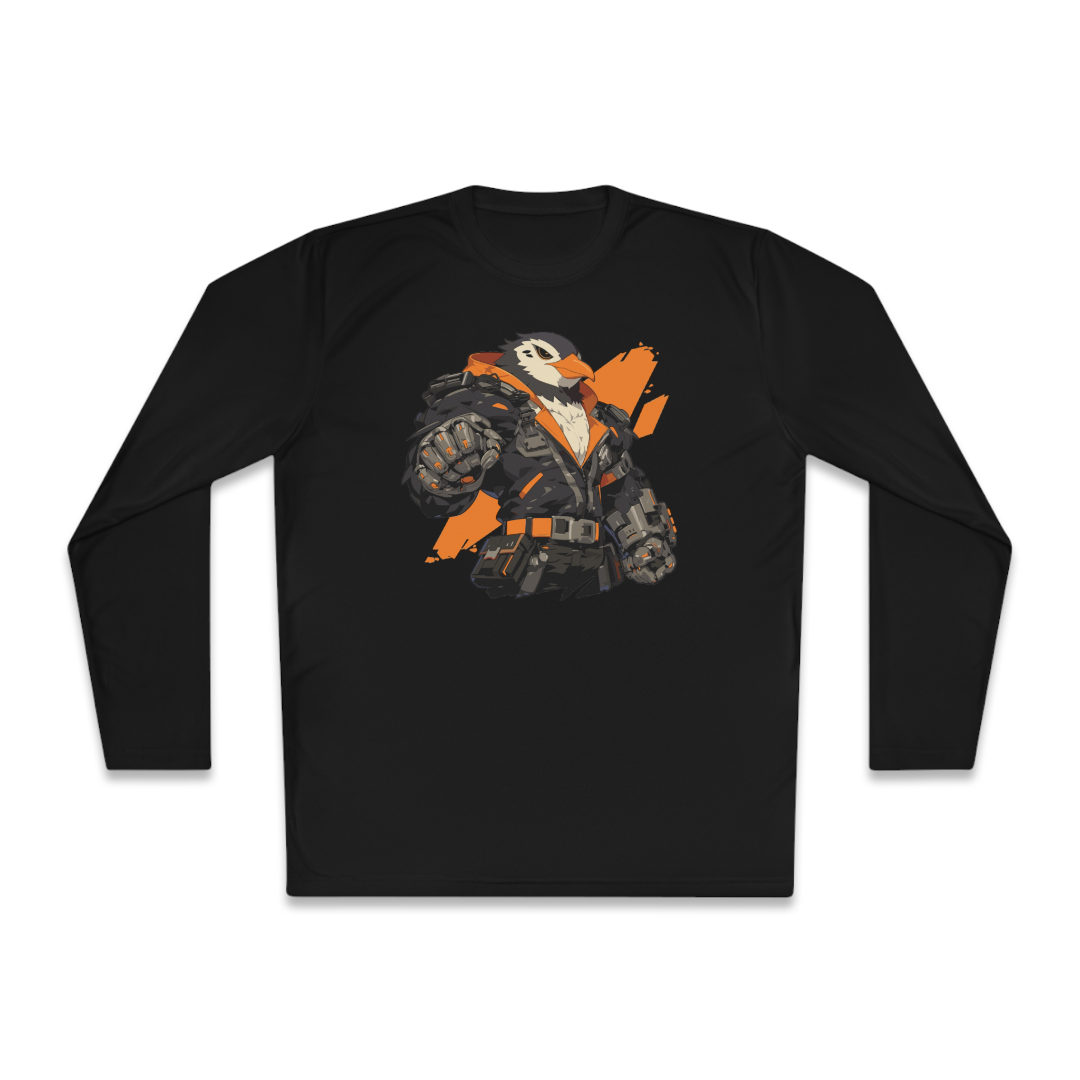 100% Cotton Long Sleeve Tee | Mascot-Penguin-008