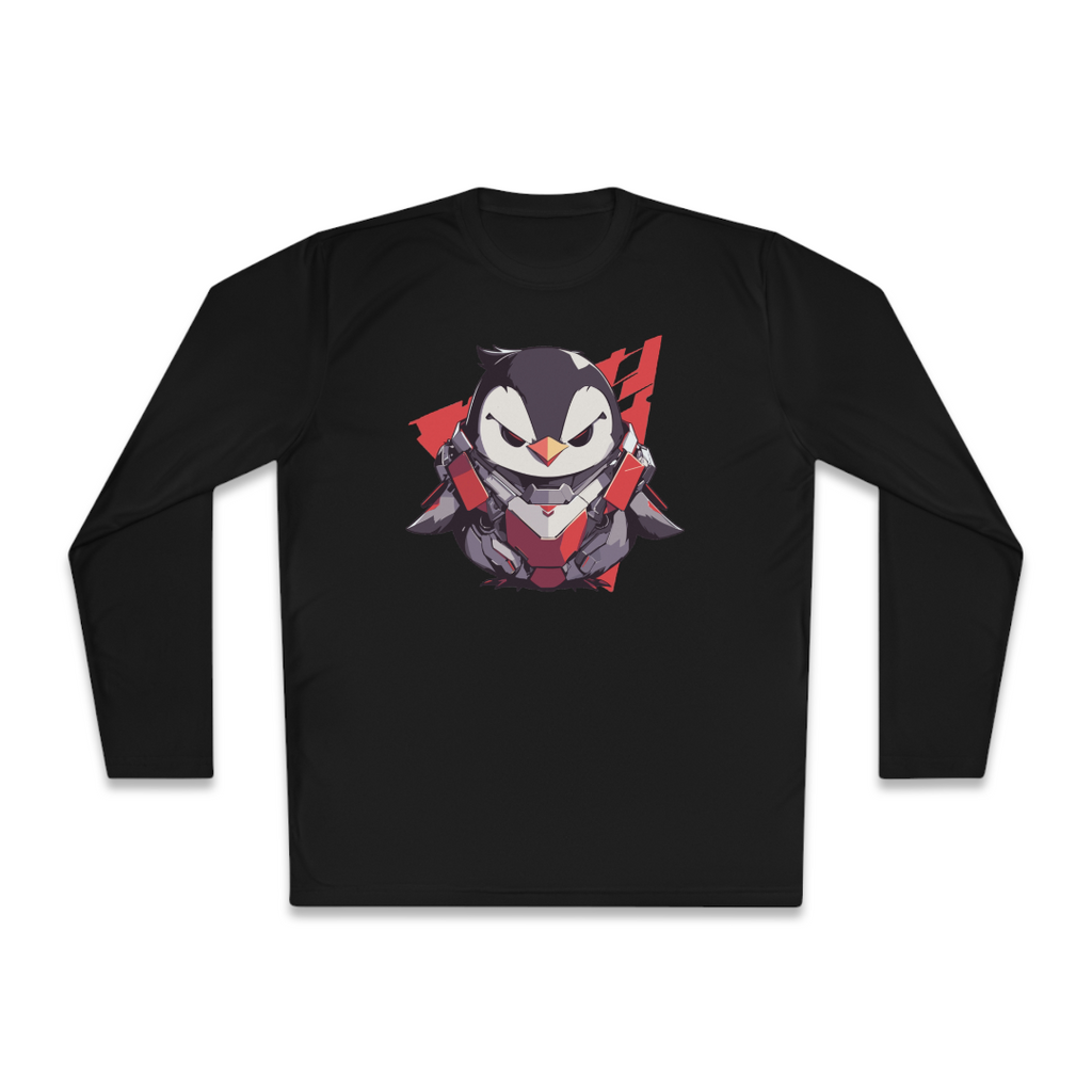 100%纯棉长袖T恤 | Mascot-Penguin-010 