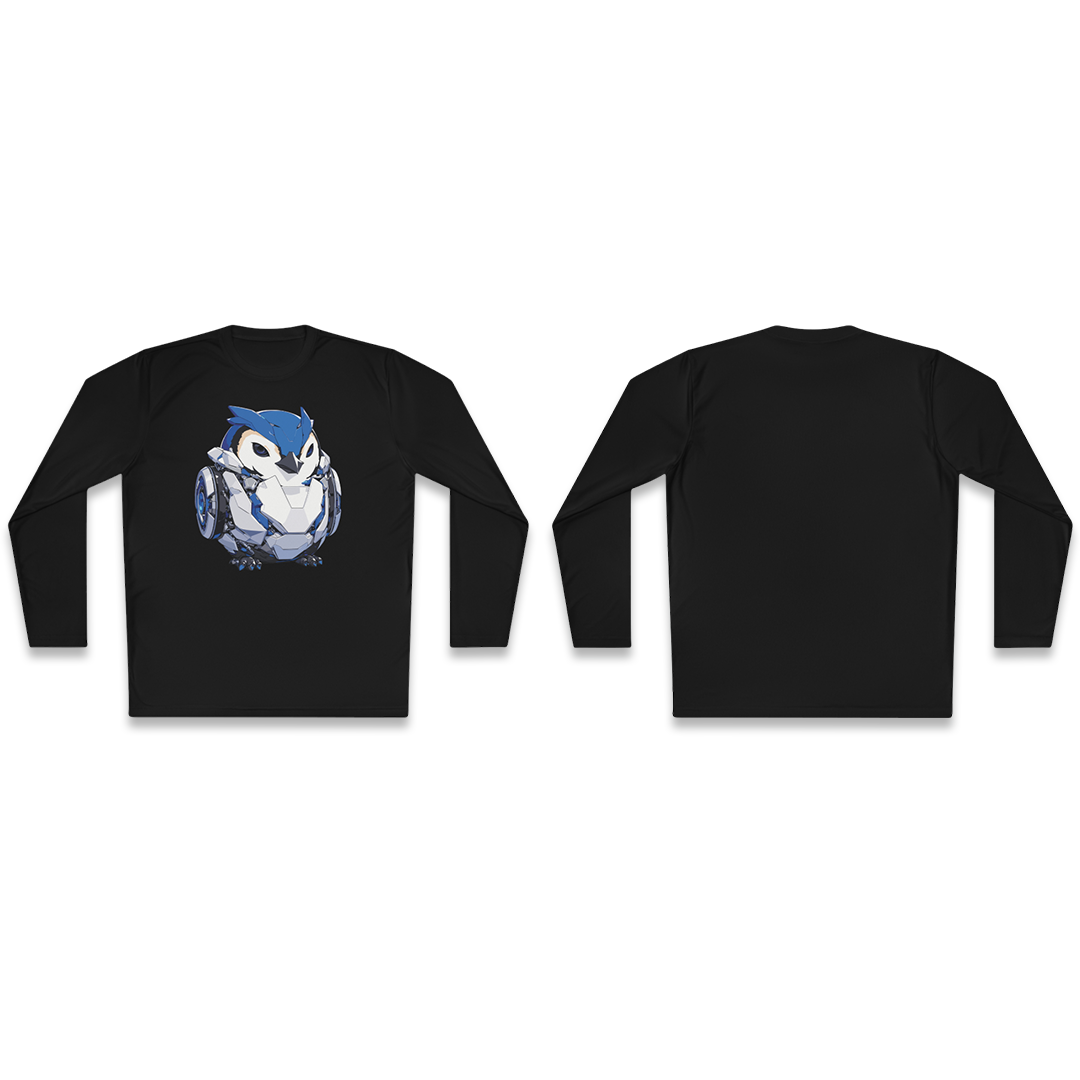 100% Cotton Long Sleeve Tee | Mascot-Penguin-012