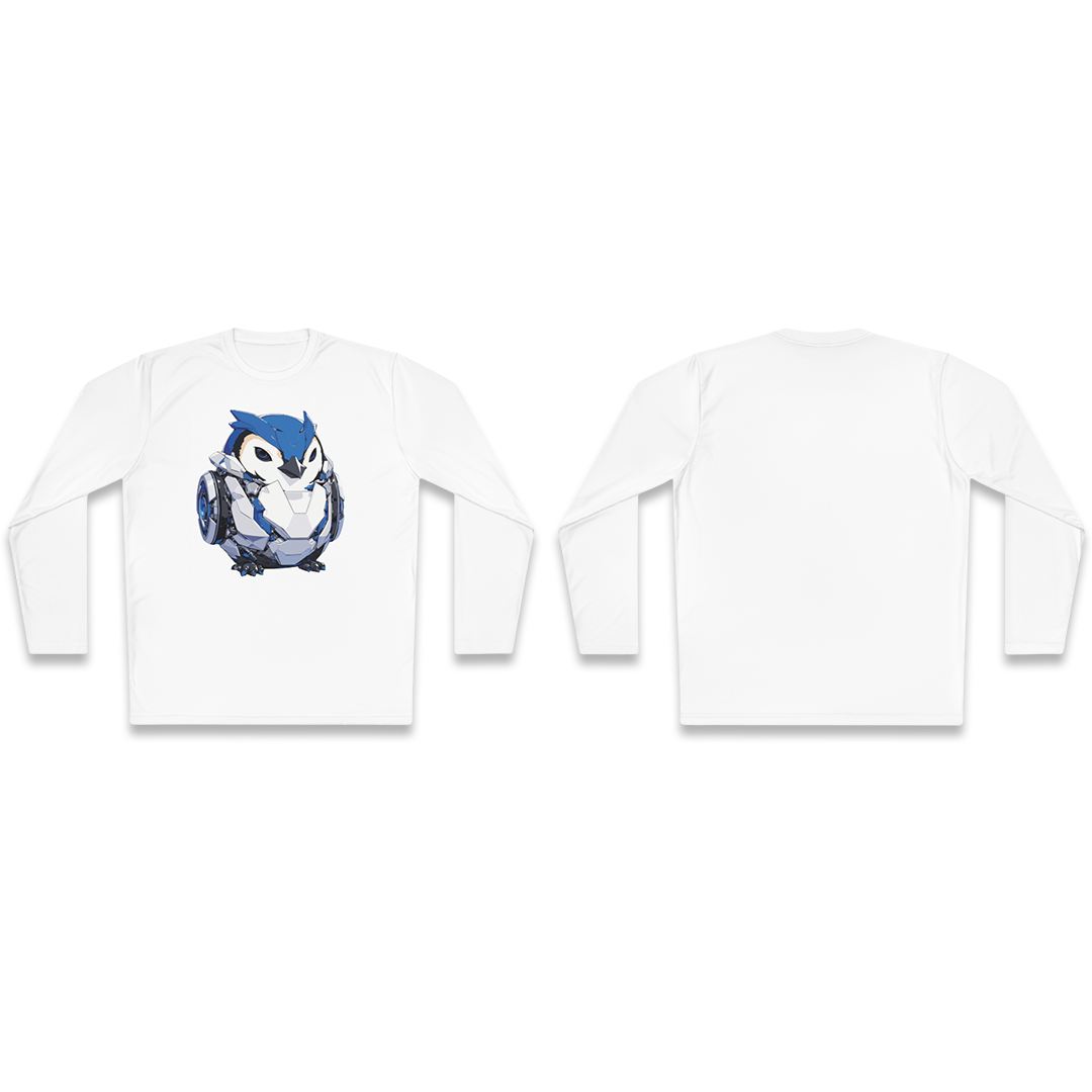 100% Cotton Long Sleeve Tee | Mascot-Penguin-012