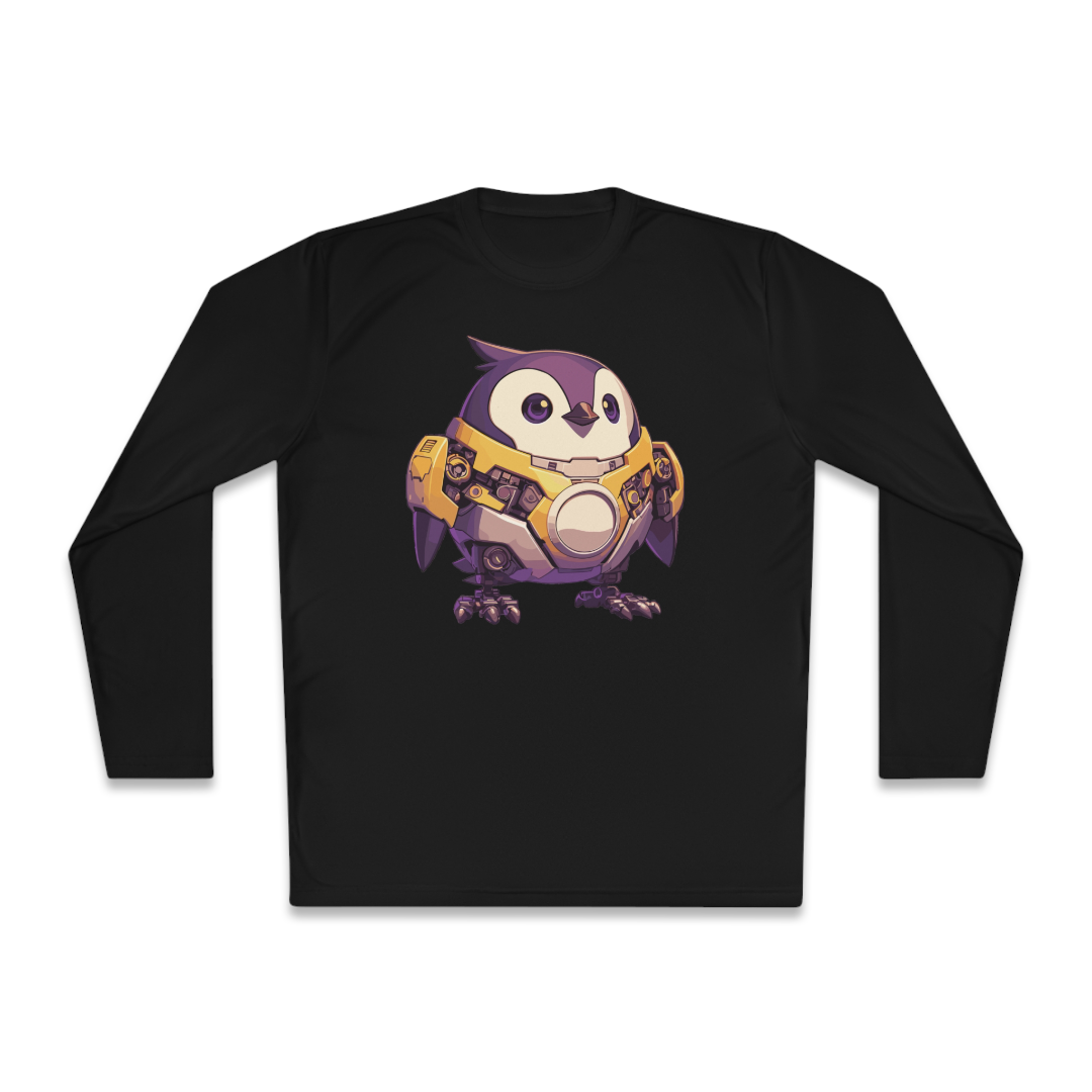 100%纯棉长袖T恤 | Mascot-Penguin-013 