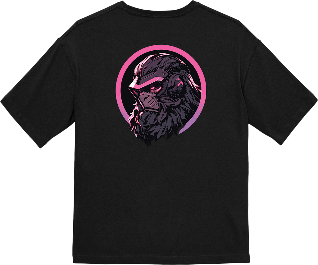 100% 纯棉超大T恤 | Mascot-Ape-002
