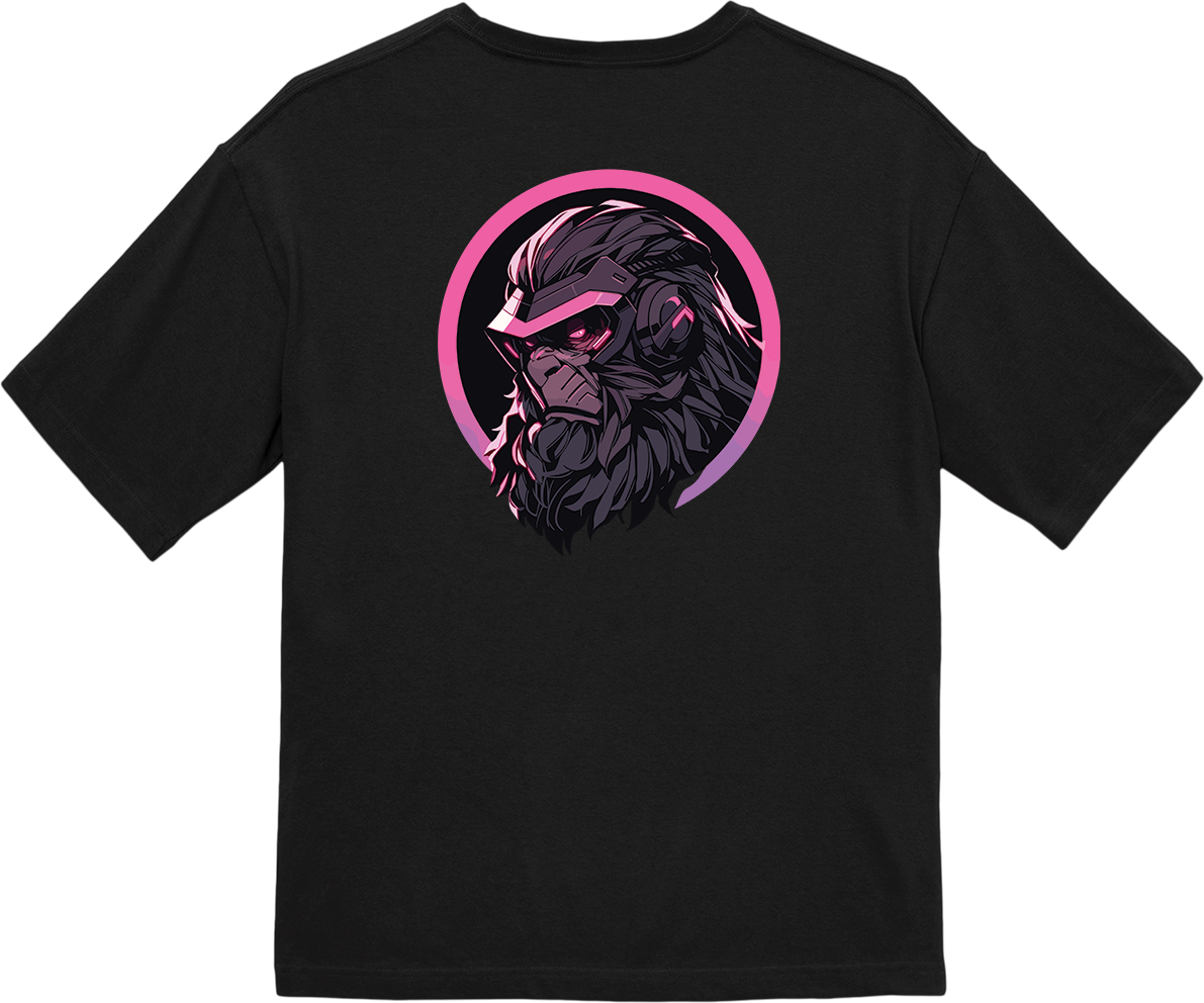 100% 纯棉超大T恤 | Mascot-Ape-002