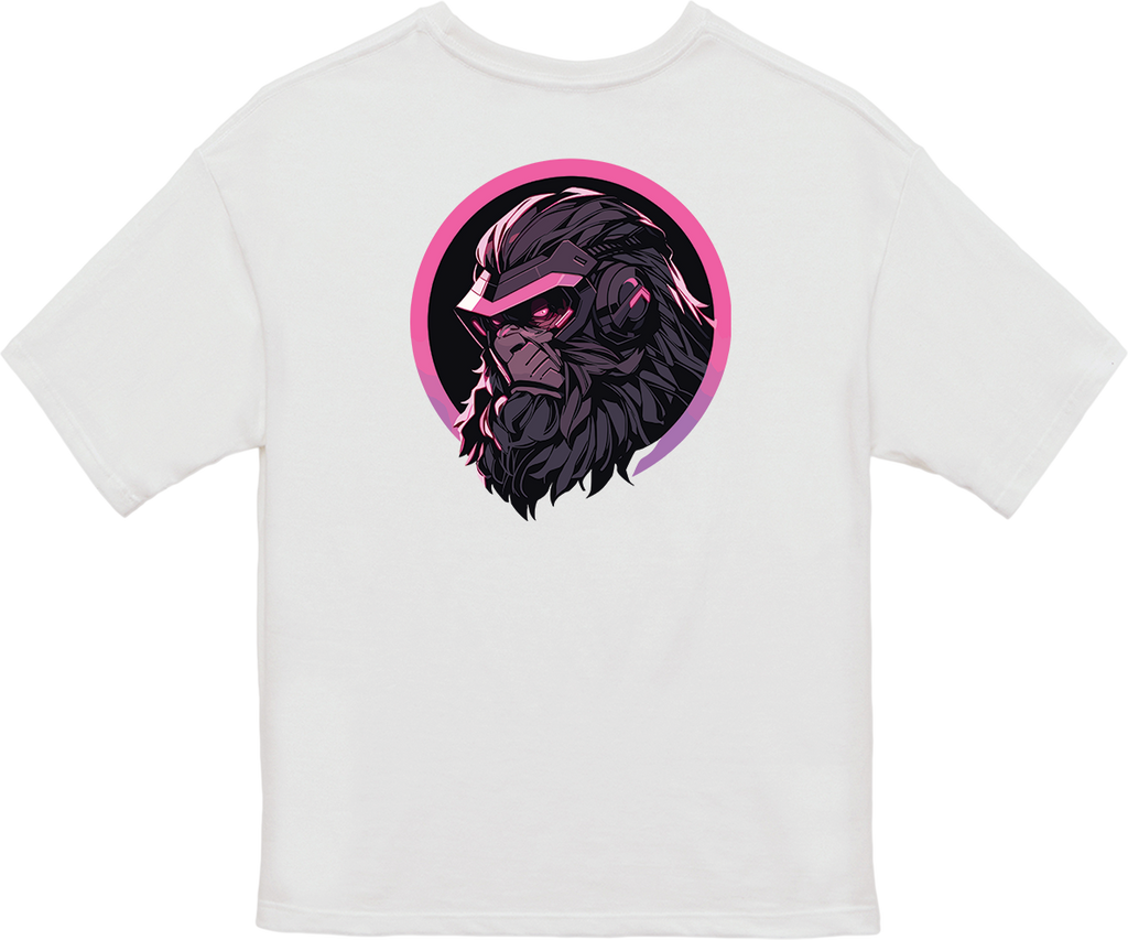 100% 纯棉超大T恤 | Mascot-Ape-002