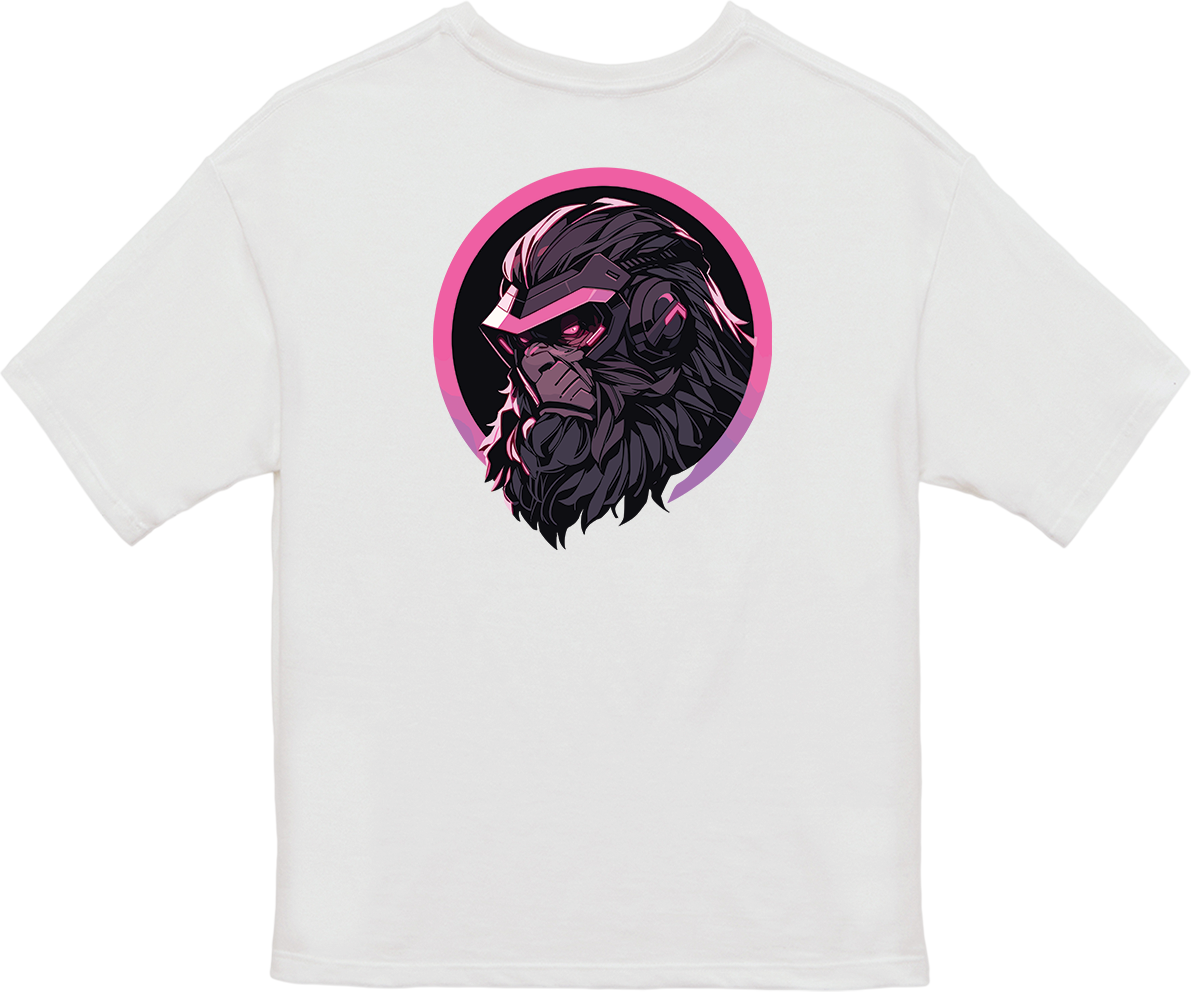 100% 纯棉超大T恤 | Mascot-Ape-002