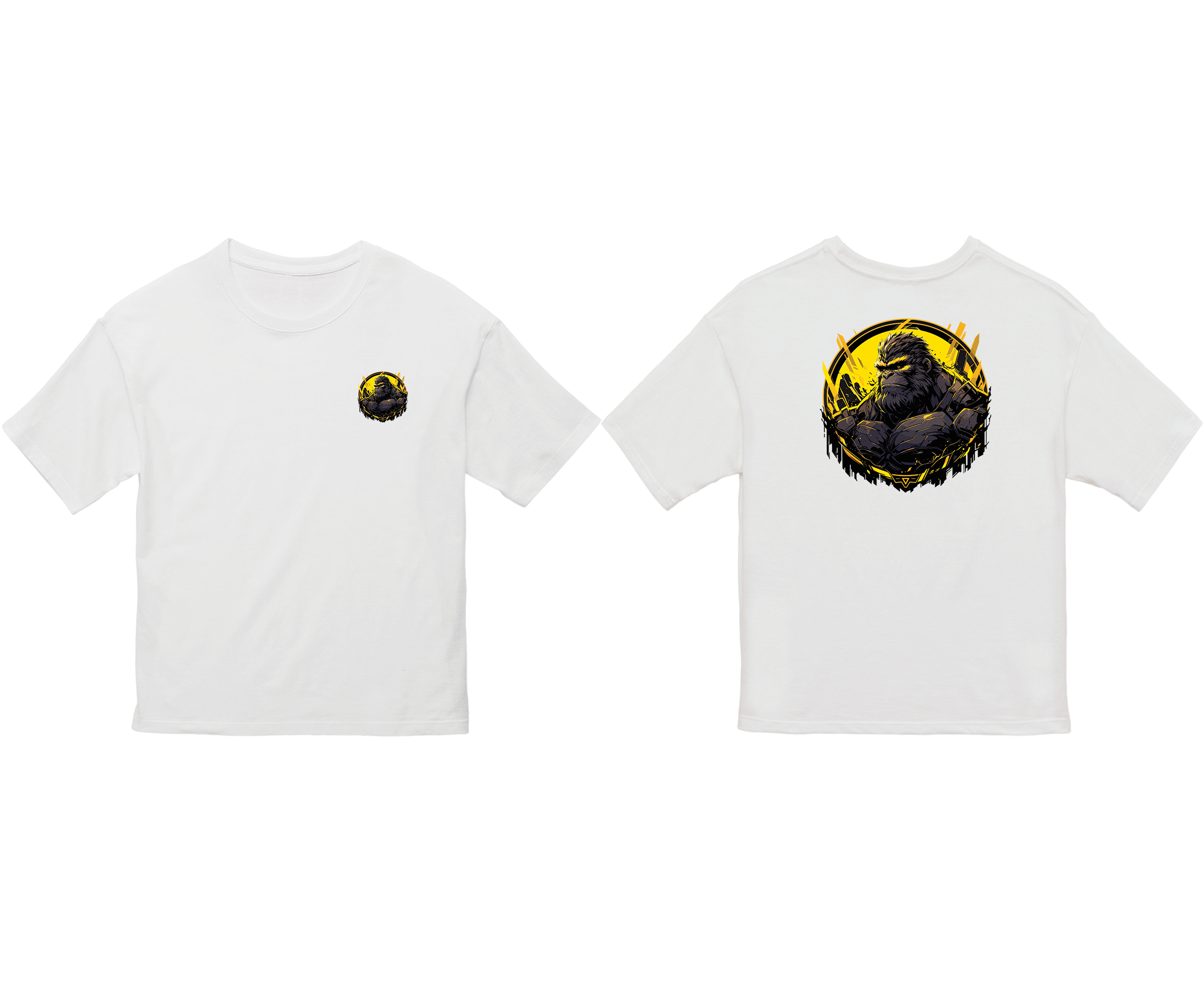 100% 纯棉超大T恤 | Mascot-Ape-003