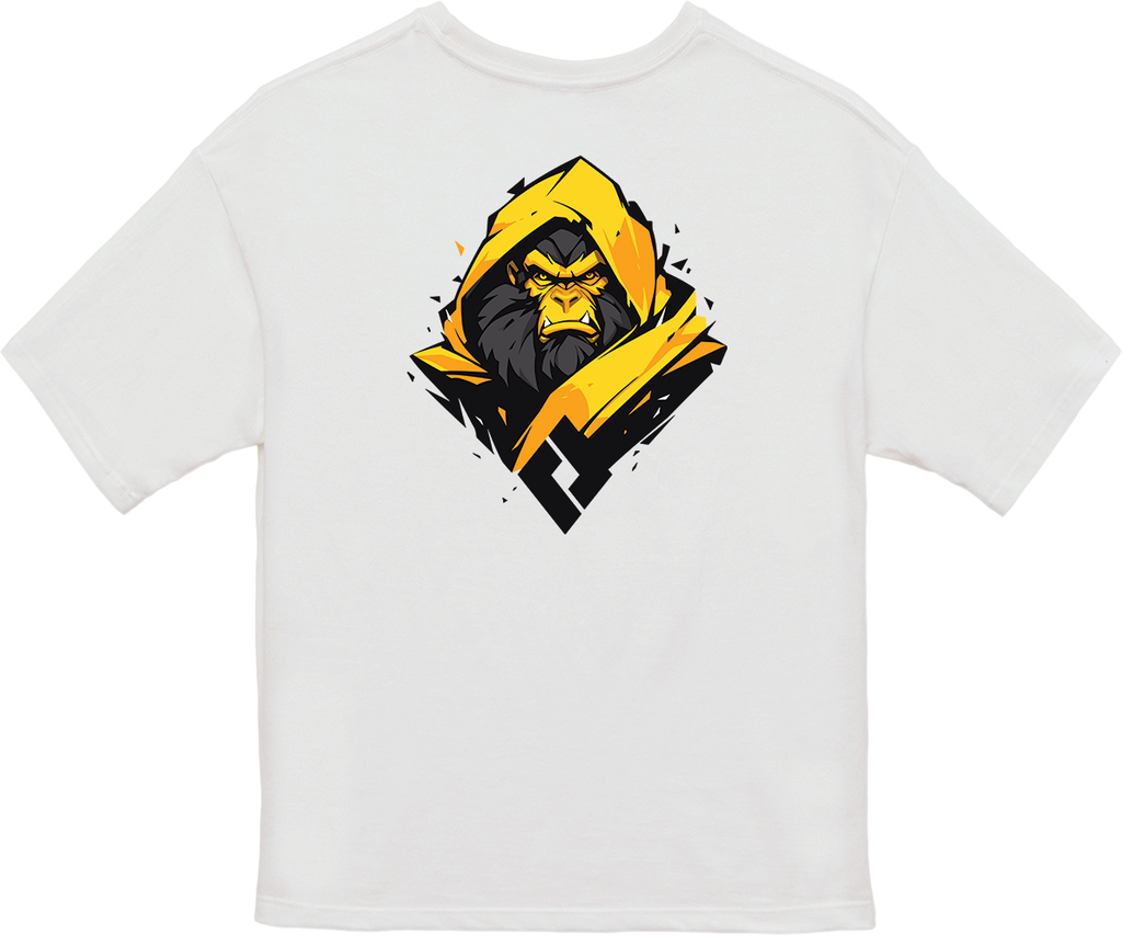 100% 纯棉超大T恤 | Mascot-Ape-004