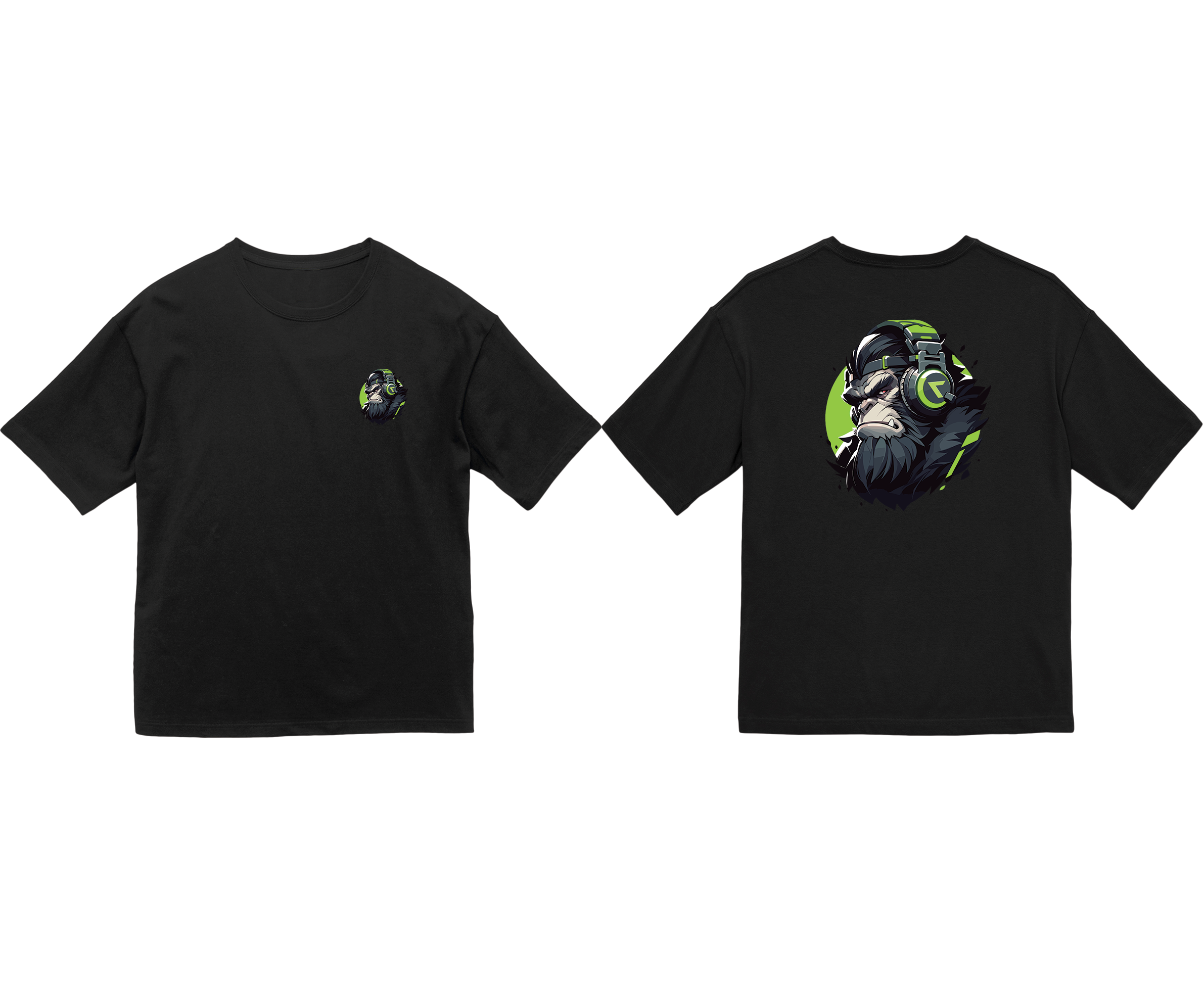 100% 纯棉超大T恤 | Mascot-Ape-005
