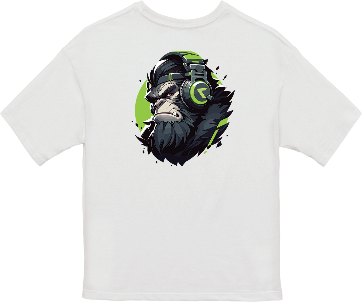100% 纯棉超大T恤 | Mascot-Ape-005