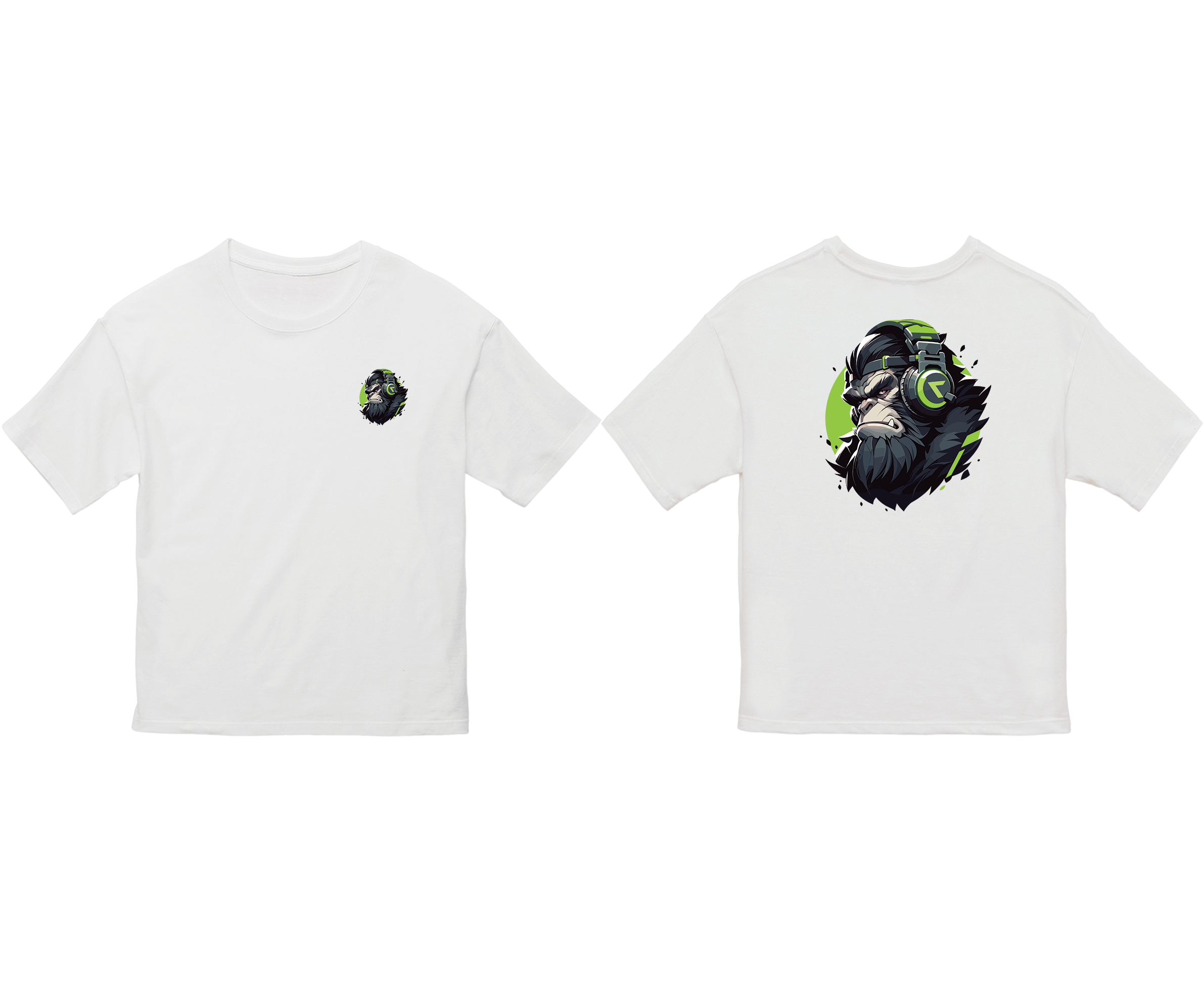 100% 纯棉超大T恤 | Mascot-Ape-005