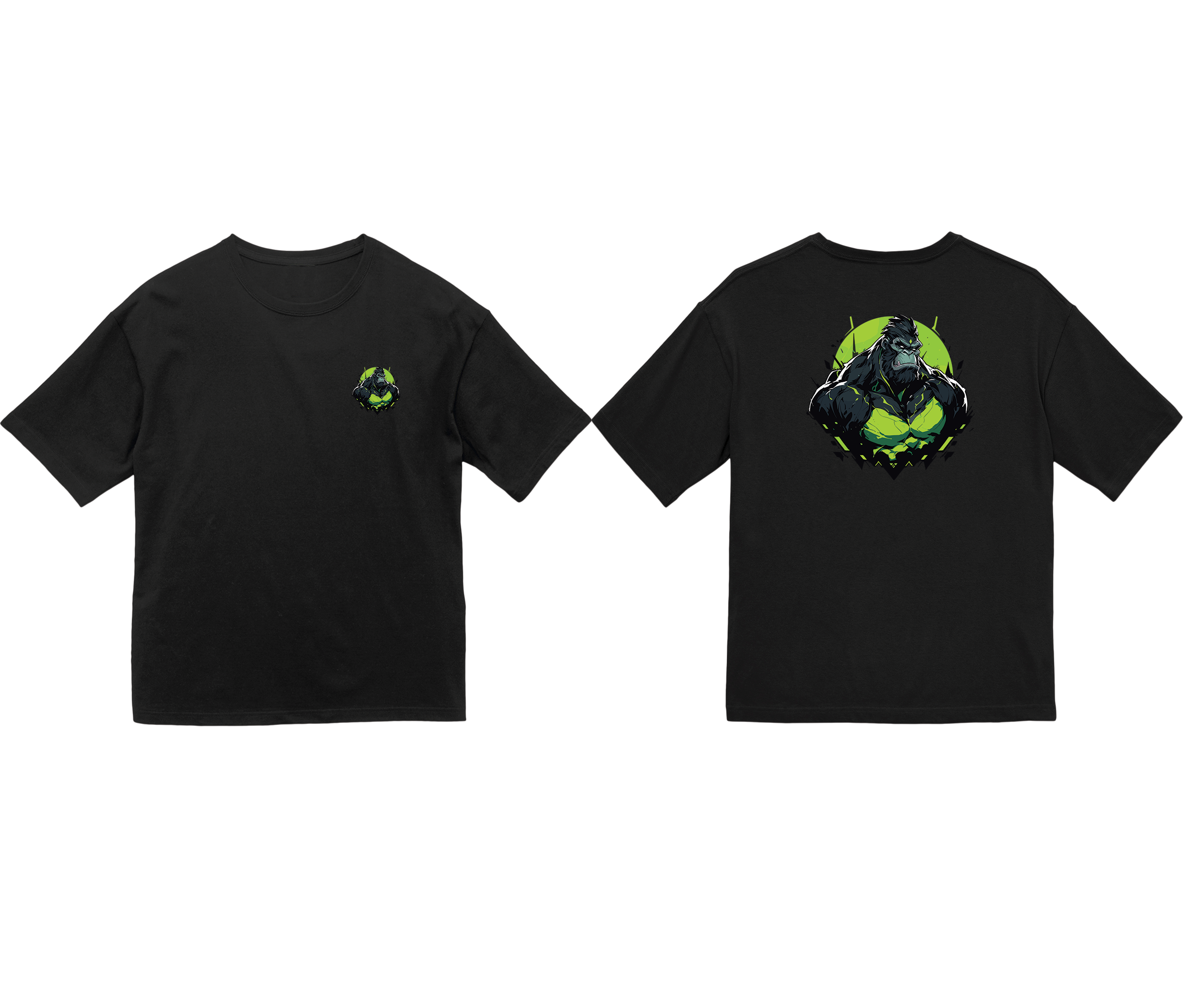 100% 纯棉超大T恤 | Mascot-Ape-006