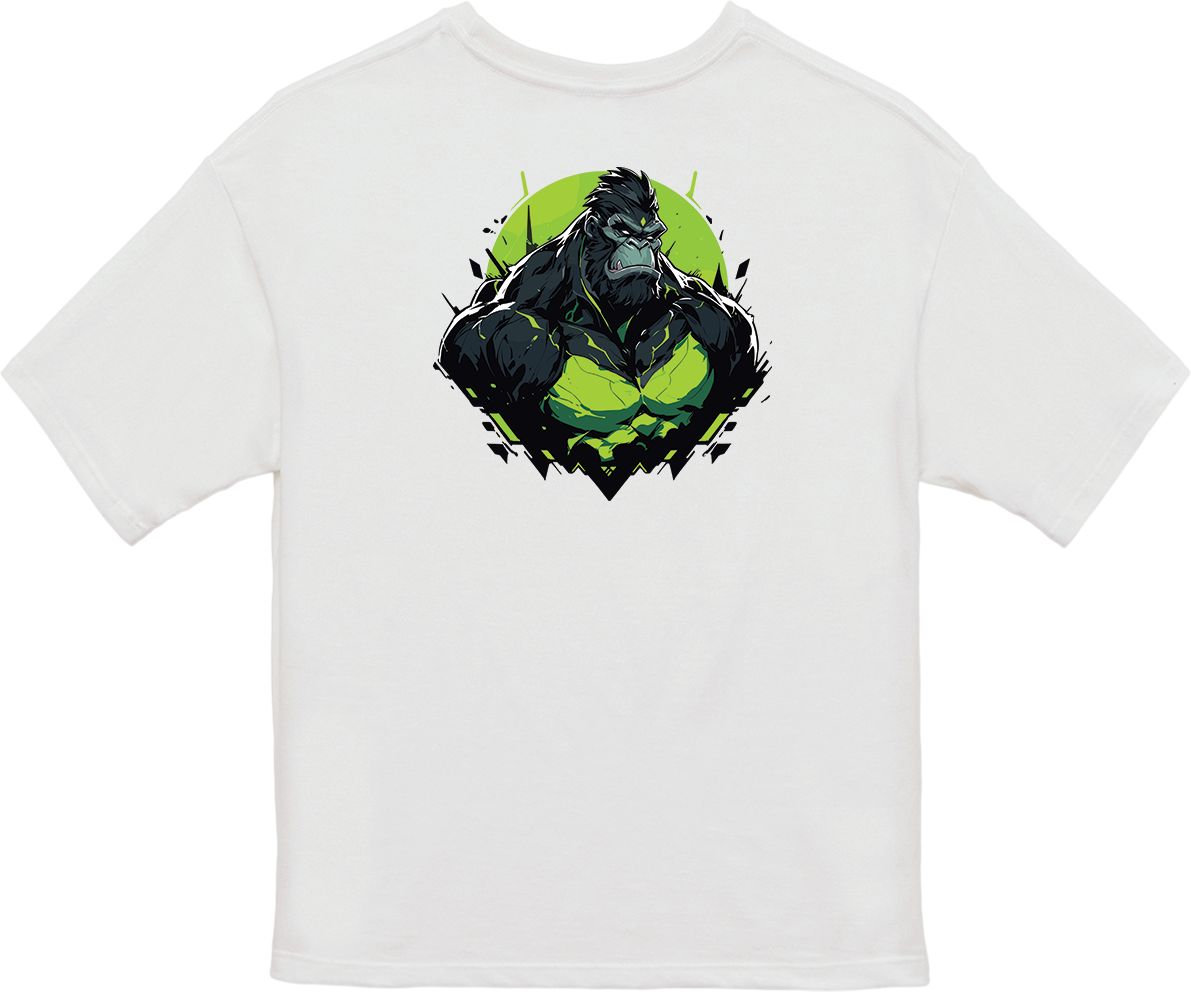 100% 纯棉超大T恤 | Mascot-Ape-006