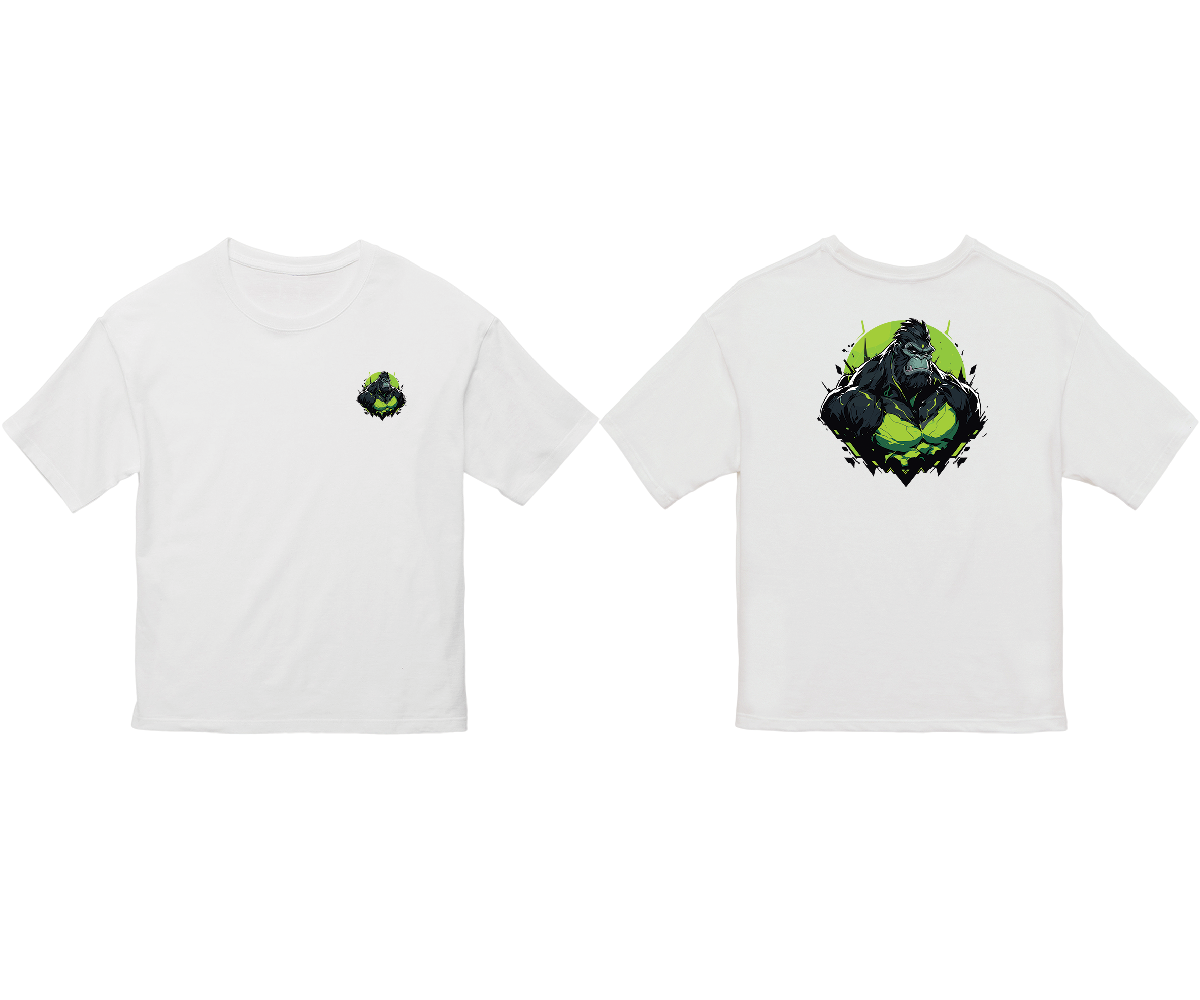 100% 纯棉超大T恤 | Mascot-Ape-006