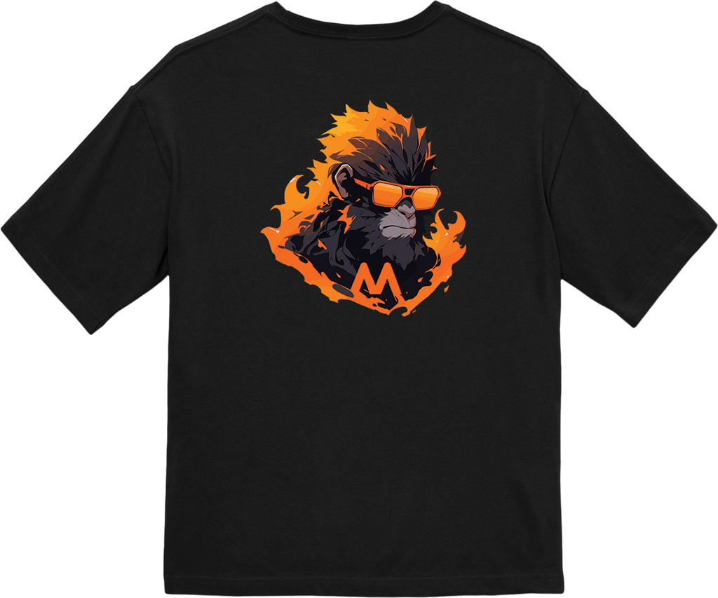 100% 纯棉超大T恤 | Mascot-Ape-008