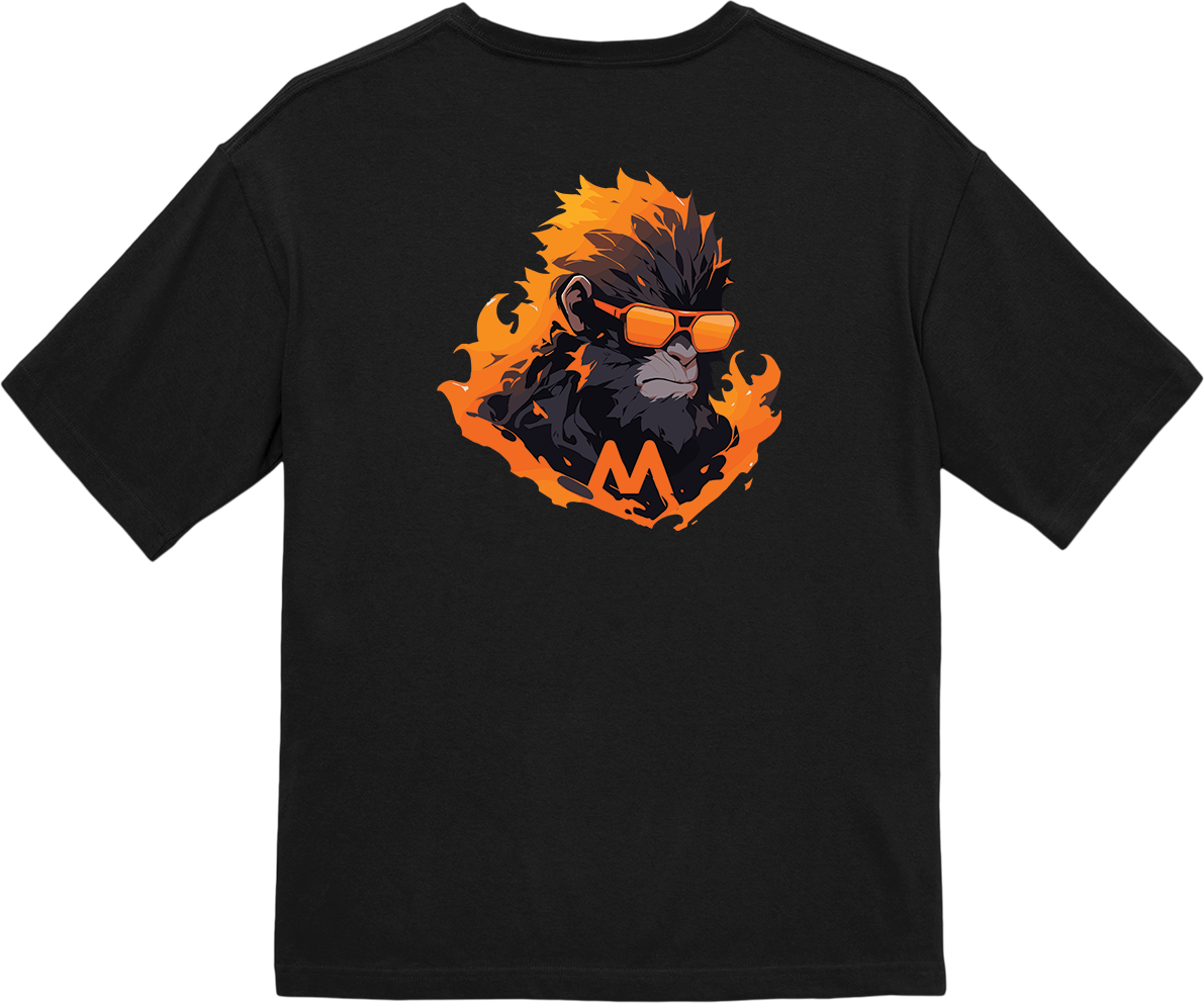 100% Cotton Oversized Tee | Mascot-Ape-008