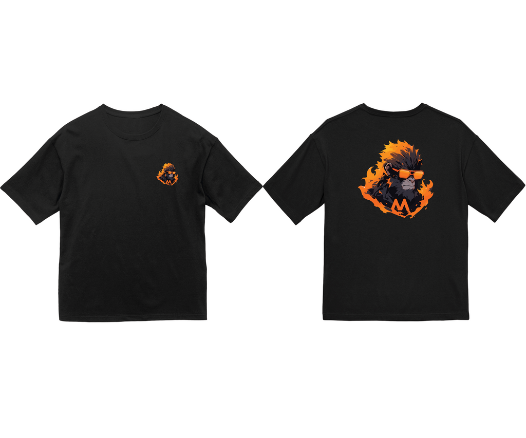 100% 纯棉超大T恤 | Mascot-Ape-008