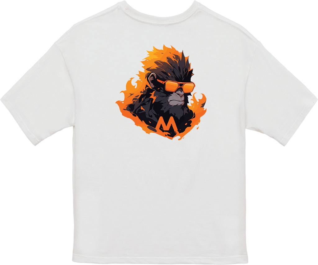 100% 纯棉超大T恤 | Mascot-Ape-008