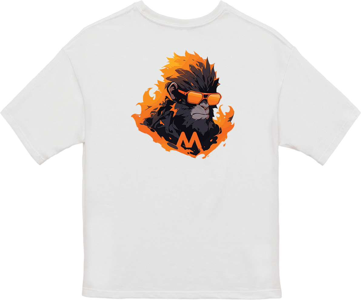 100% Cotton Oversized Tee | Mascot-Ape-008