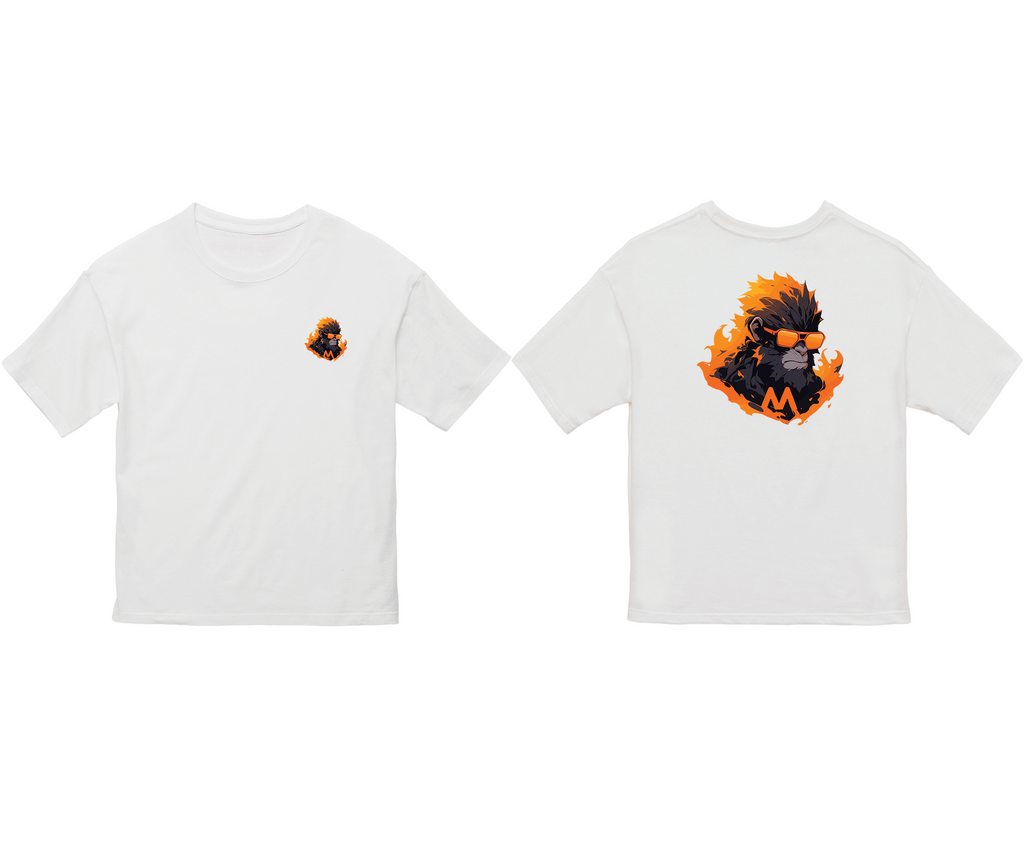 100% 纯棉超大T恤 | Mascot-Ape-008