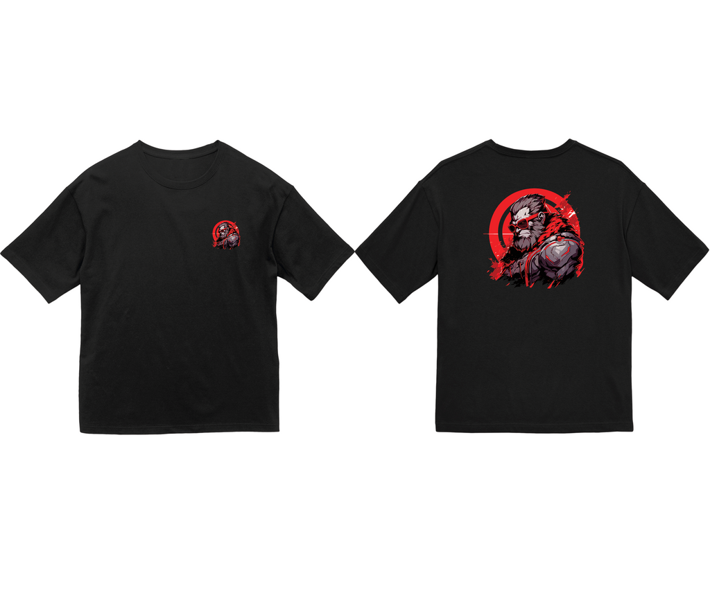 100% 纯棉超大T恤 | Mascot-Ape-009