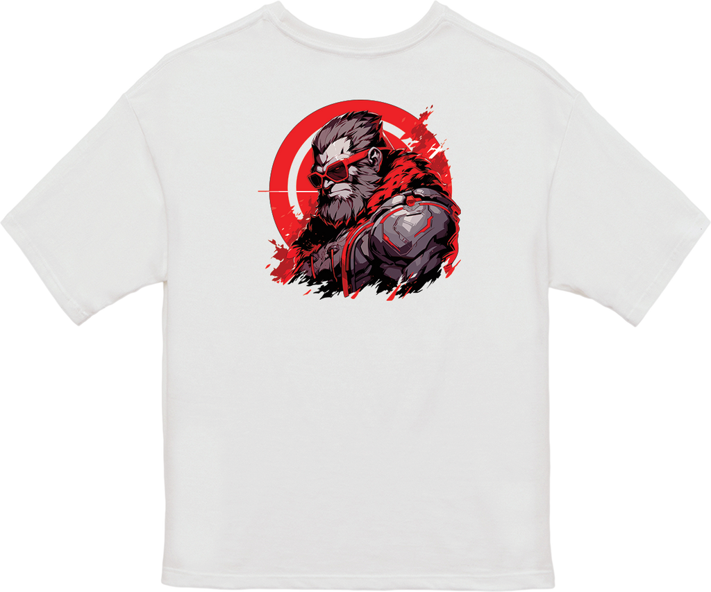 100% 纯棉超大T恤 | Mascot-Ape-009