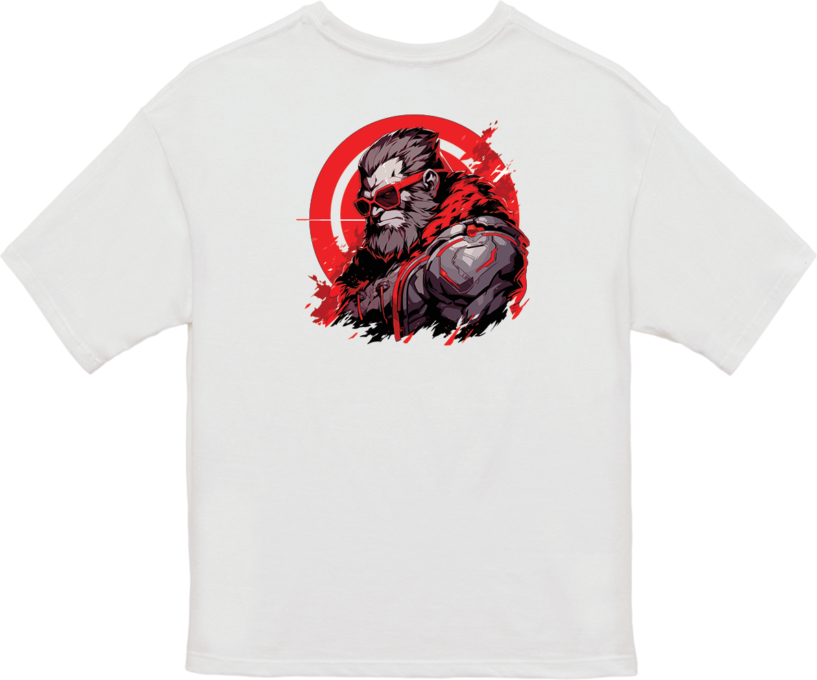 100% 纯棉超大T恤 | Mascot-Ape-009