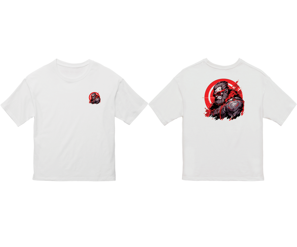 100% 纯棉超大T恤 | Mascot-Ape-009