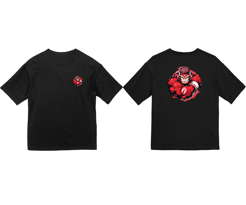 100% 纯棉超大T恤 | Mascot-Ape-010