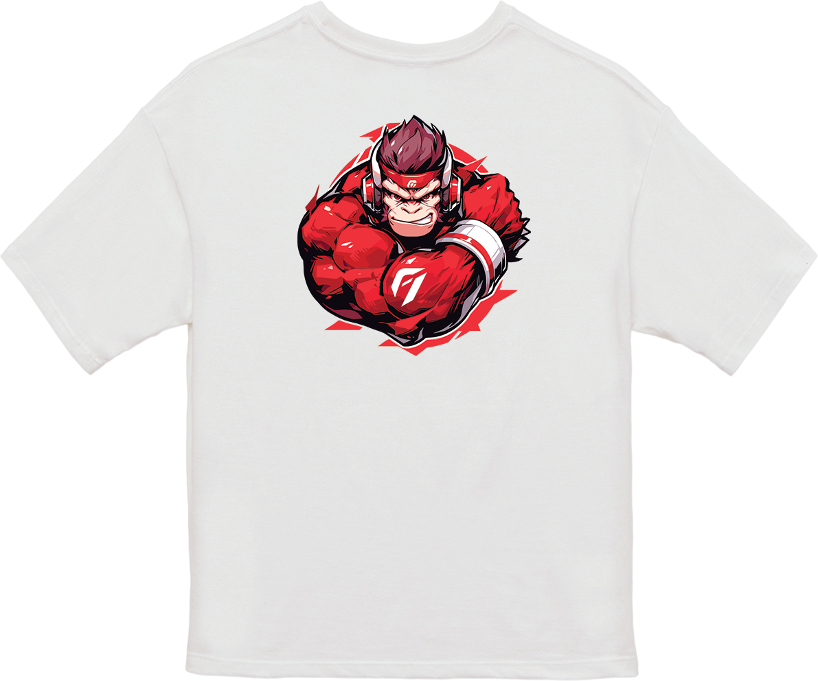 100% Cotton Oversized Tee | Mascot-Ape-010