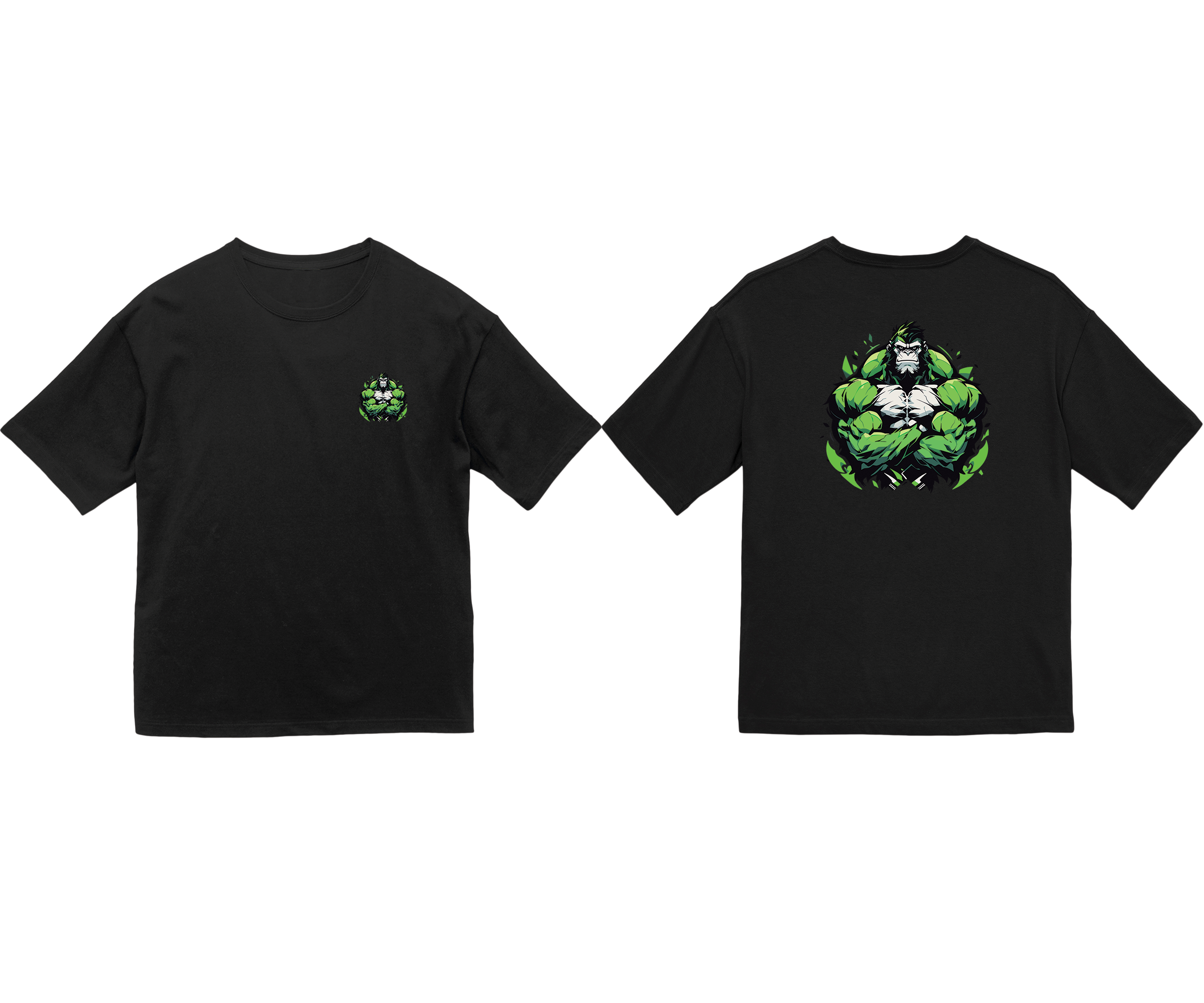 100% 纯棉超大T恤 | Mascot-Ape-011