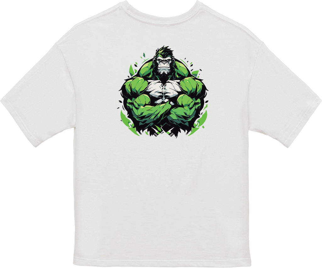 100% 纯棉超大T恤 | Mascot-Ape-011