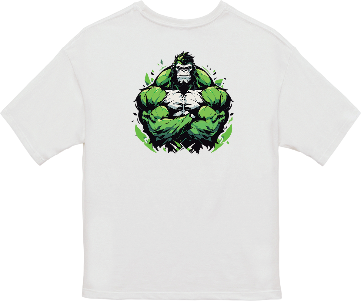 100% 纯棉超大T恤 | Mascot-Ape-011