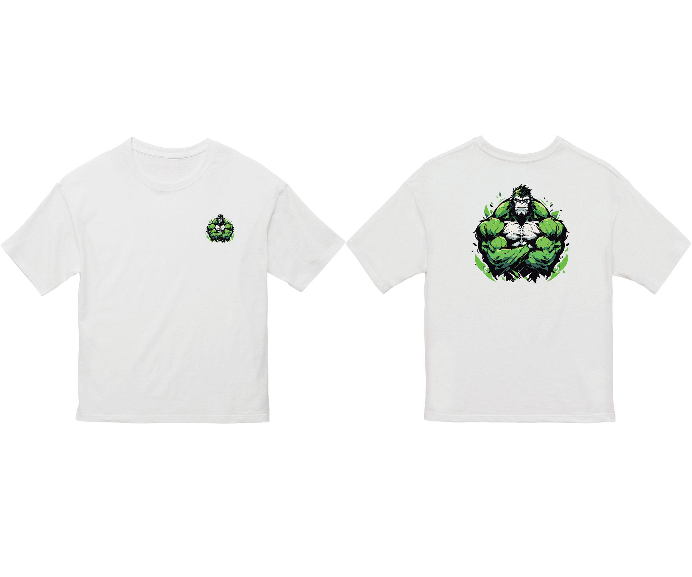 100% 纯棉超大T恤 | Mascot-Ape-011