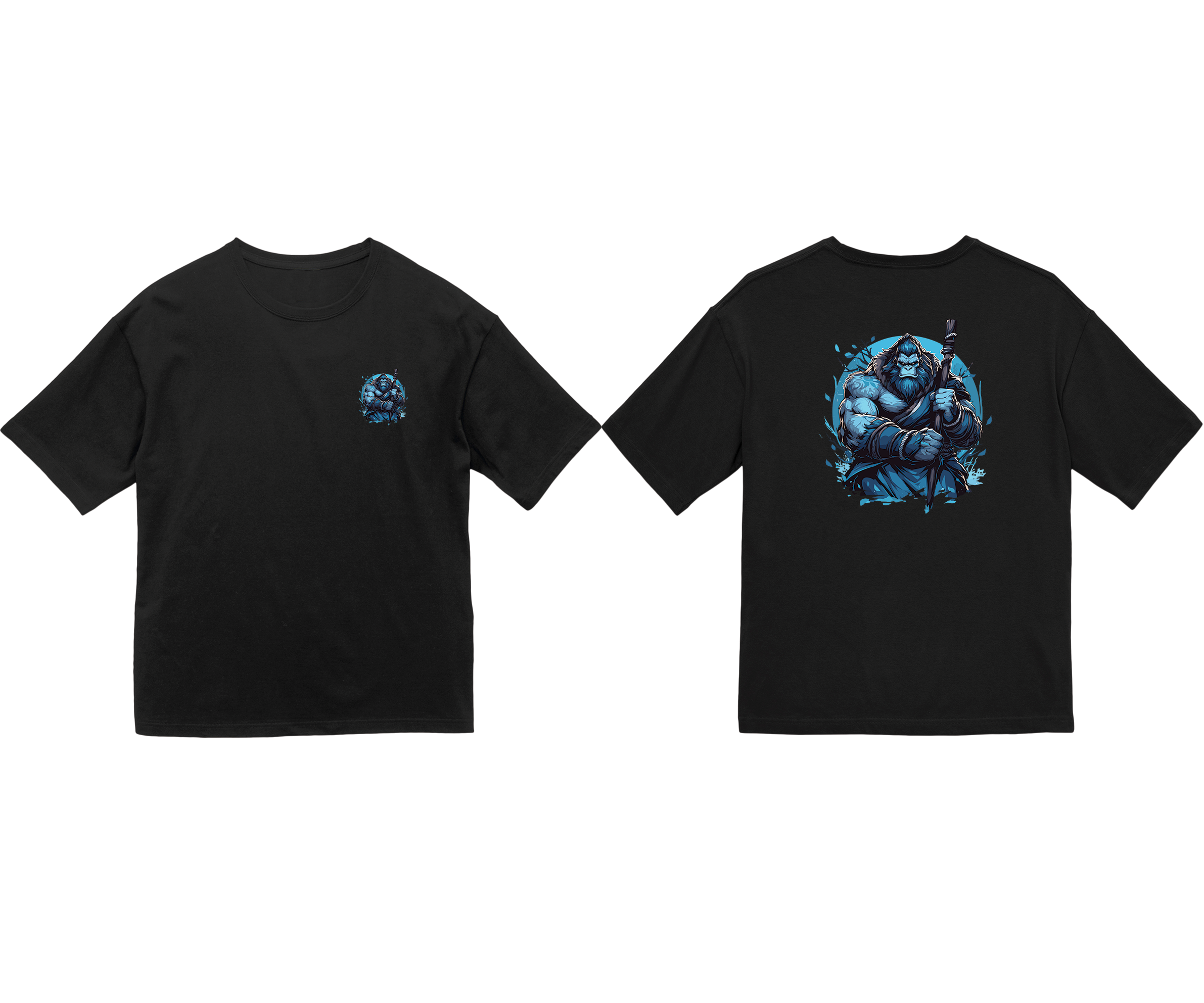 100% 纯棉超大T恤 | Mascot-Ape-013