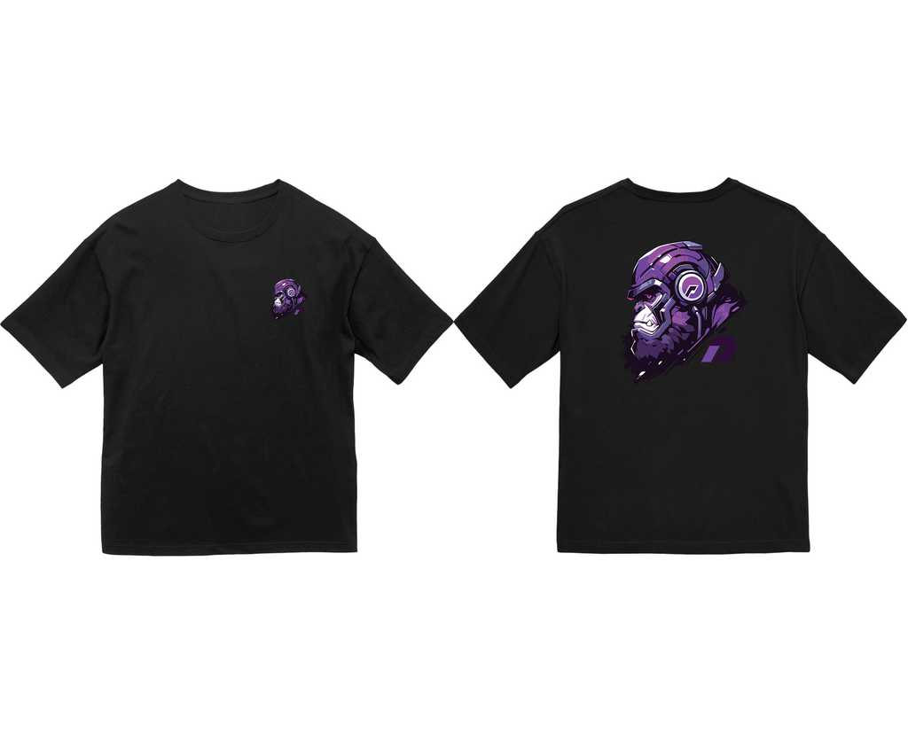 100% 纯棉超大T恤 | Mascot-Ape-015