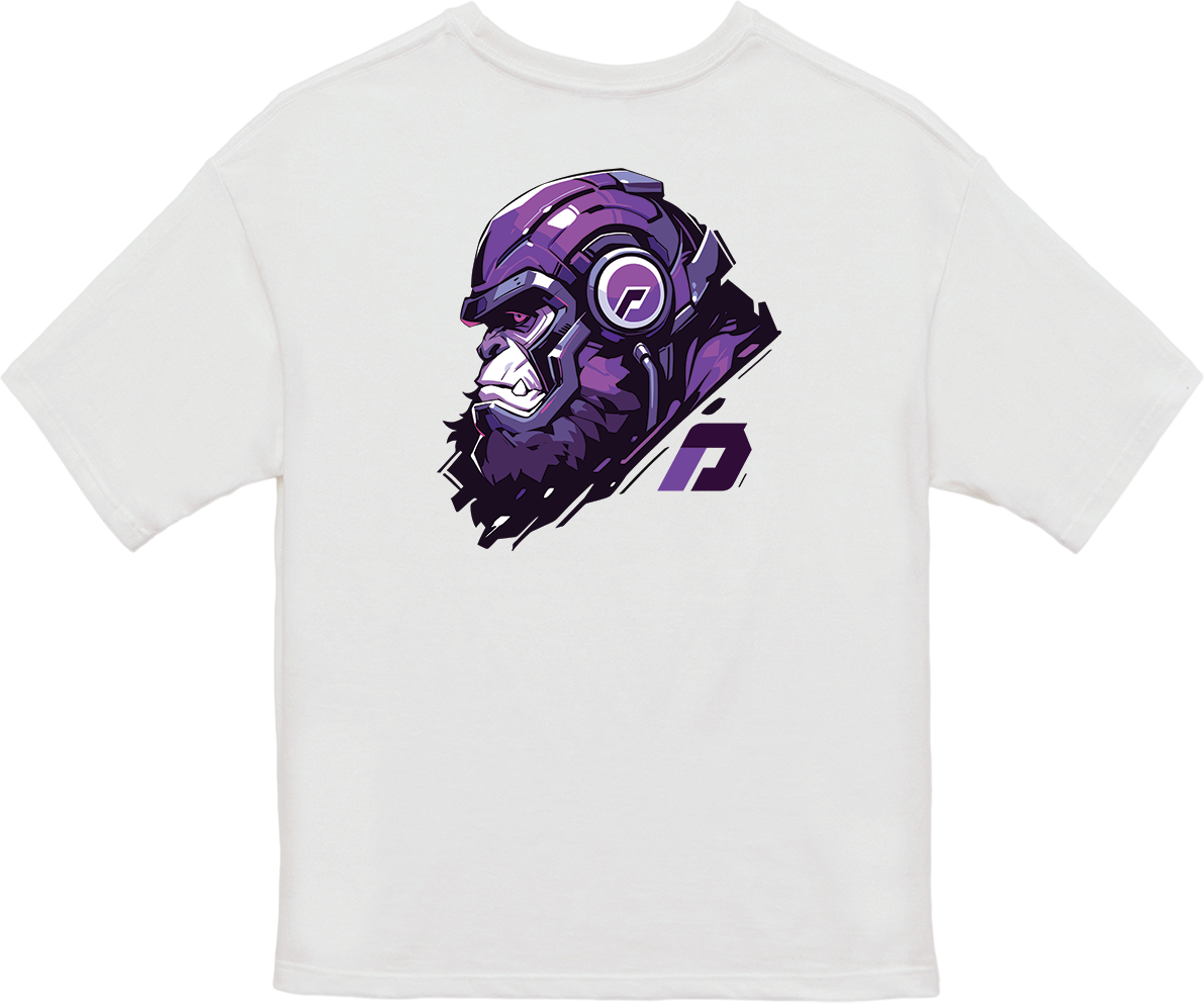 100% 纯棉超大T恤 | Mascot-Ape-015