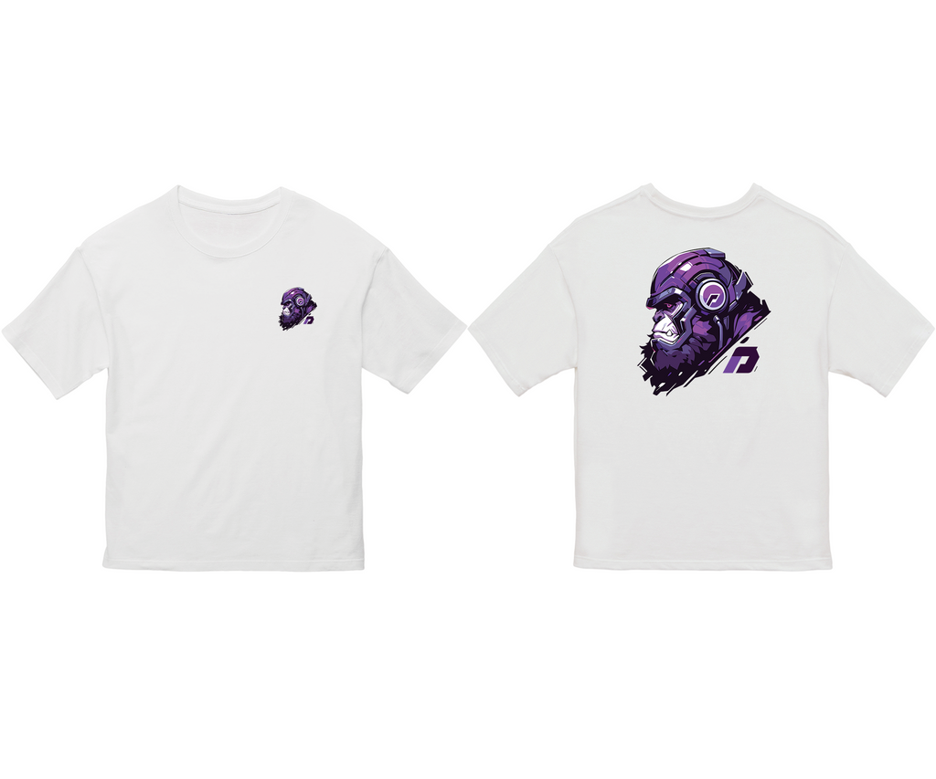 100% 纯棉超大T恤 | Mascot-Ape-015
