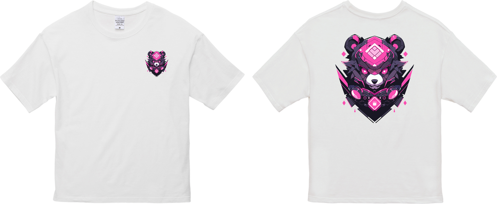 100%纯棉超大T恤 | Mascot-Bear-001