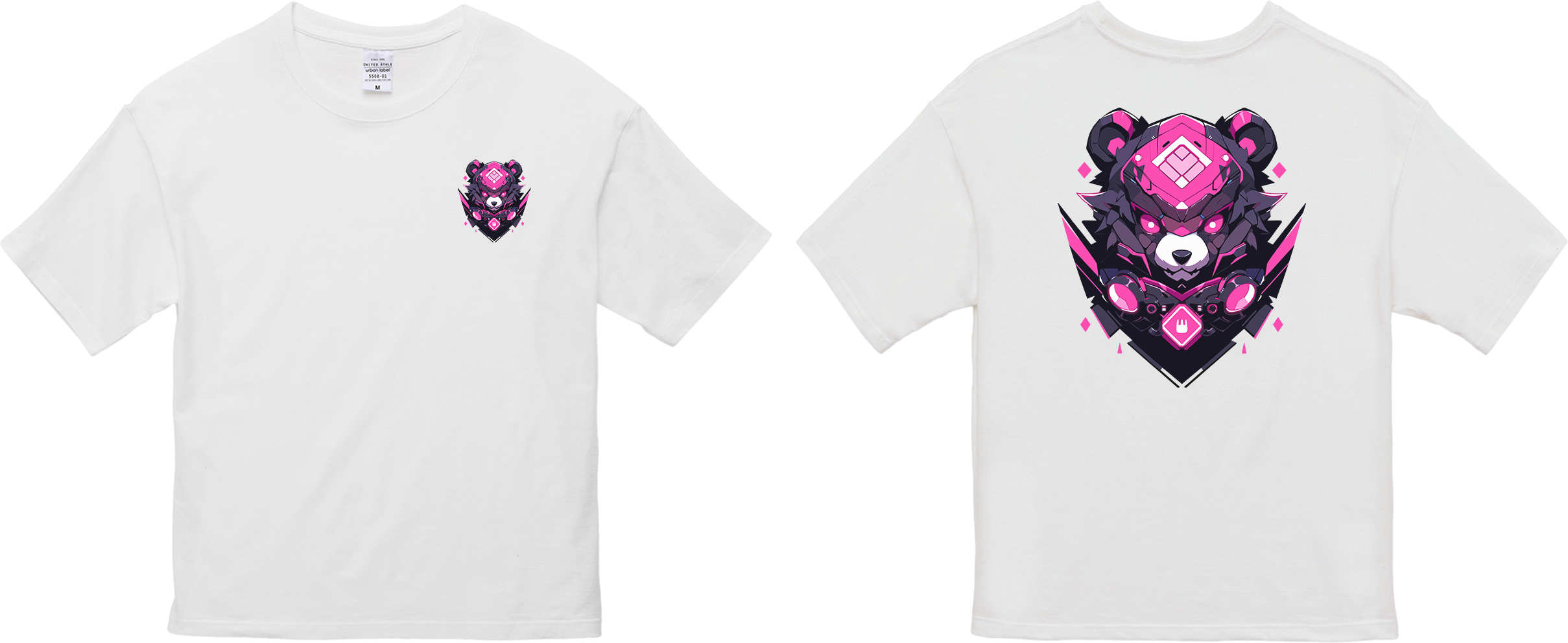 100%纯棉超大T恤 | Mascot-Bear-001