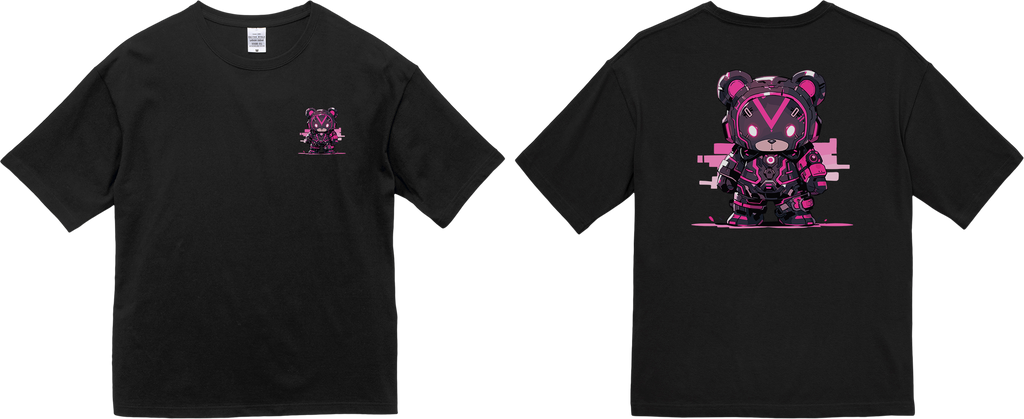 100% 纯棉超大T恤 | Mascot-Bear-002