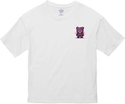 100% Cotton Oversized Tee | Mascot-Bear-002