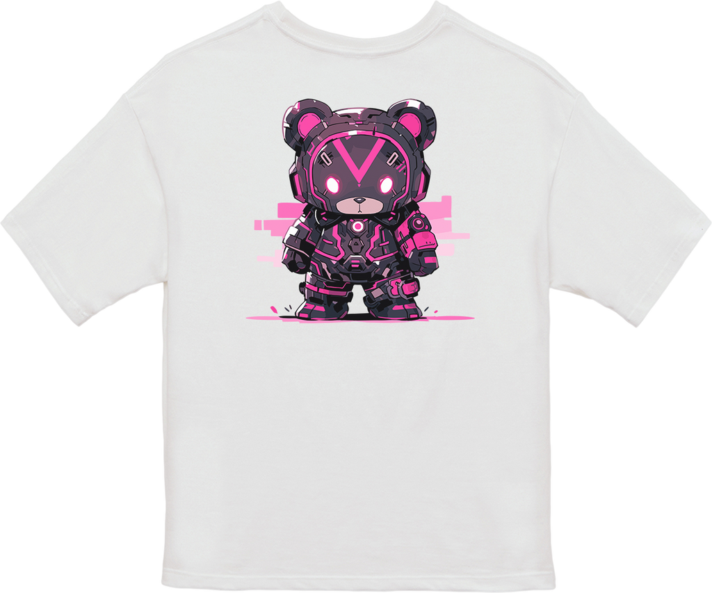 100% 纯棉超大T恤 | Mascot-Bear-002