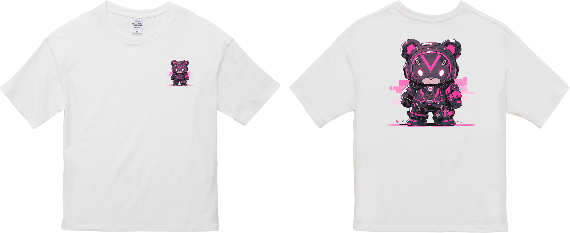 100% 纯棉超大T恤 | Mascot-Bear-002
