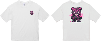 100% Cotton Oversized Tee | Mascot-Bear-002