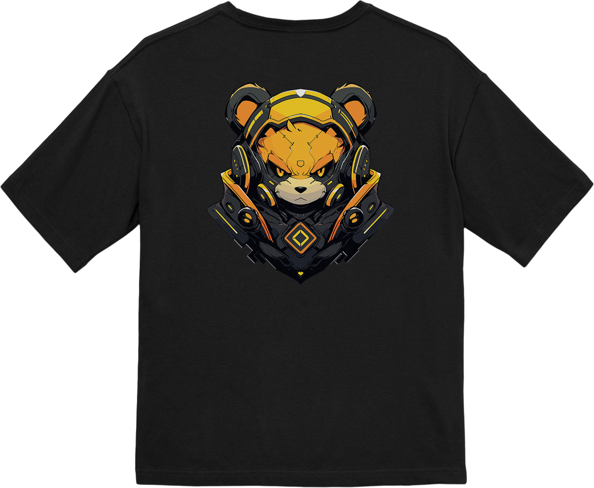 100% 纯棉超大T恤 | Mascot-Bear-003