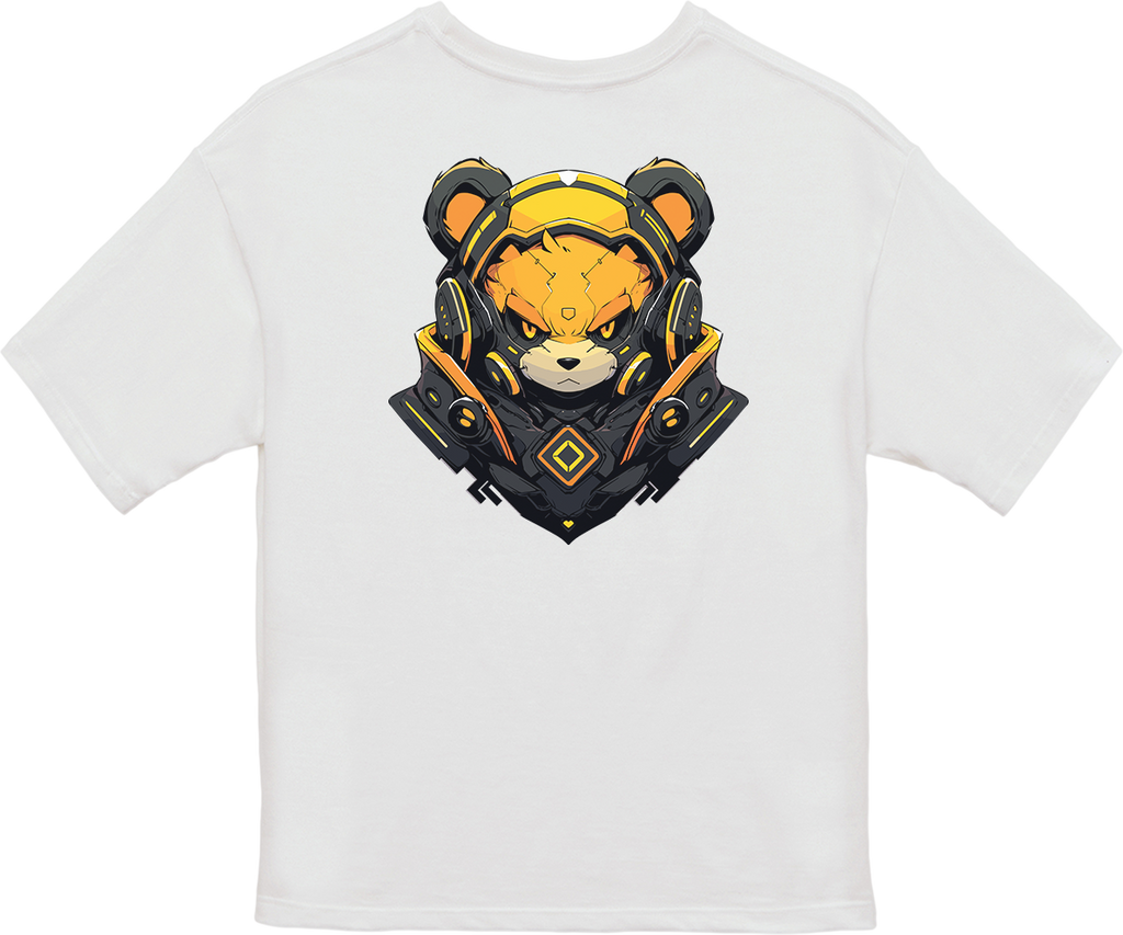100% 纯棉超大T恤 | Mascot-Bear-003