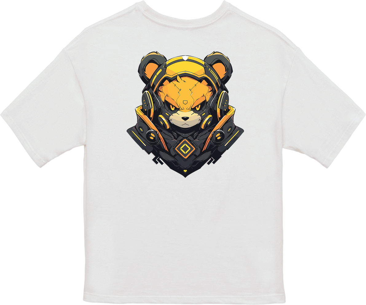 100% 纯棉超大T恤 | Mascot-Bear-003